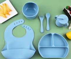 Utensilios o Cubiertos de Silicona para Bebe